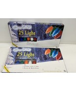 Blue Ridge 25 Light C7 Christmas Lights lot 0f 2 - €21,35 EUR