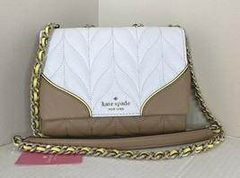 New Kate Spade Mini Emelyn Briar Lane Quilted Crossbody bag White Dove m... - £74.37 GBP