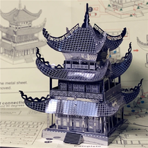 IRONSTAR 3D Metal Puzzle Yueyang Tower Chinese Architecture DIY Assemble... - £31.20 GBP