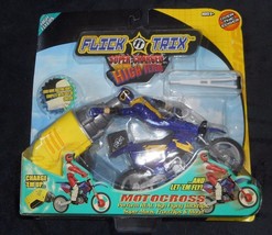 Vintage Flick Trix Super Charged High Flyers 2001 Spin Master Motocross Toy Nos - £75.17 GBP