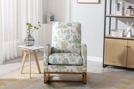 Comfortable Rocking Chair for Living Room -  Green Leaf - £169.58 GBP