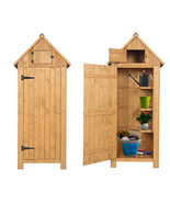 Fir wood Arrow Shed with Single Door Wooden Garden Shed  - £238.93 GBP