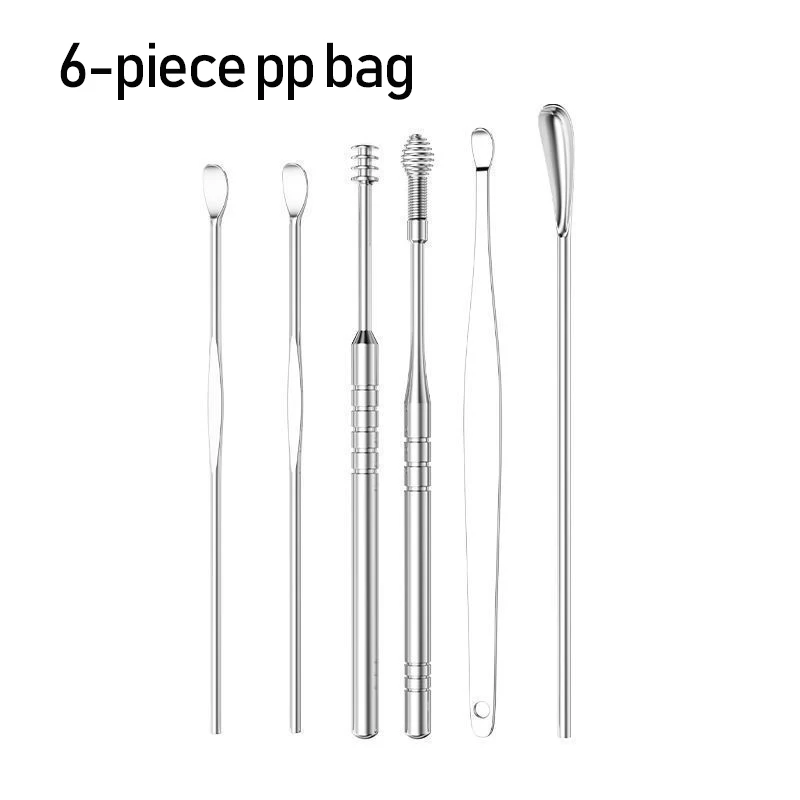 6 7 pcs ear pick set earwax removal tool stainless steel ear pick curette ear pick thumb200