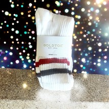 GOLD TOE Sport Striped Short Crew Socks Duo - set of 2 NWT - €16,81 EUR