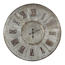 A&amp;B Home D39&quot; Vintage Metal Oversized Tin Clock - £182.89 GBP