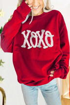 Serena XOXO Chenille Embroidered Pullover Sweatshirt - $628.85 MXN