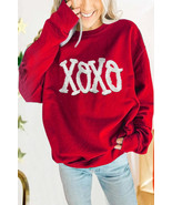 Serena XOXO Chenille Embroidered Pullover Sweatshirt - $628.85 MXN