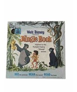 Vintage Walt Disney Jungle Book And Record 7&quot; 33RPM Vinyl LLP-319 1967 - $192.95 MXN