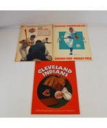 Official Programs 1966 1978 Lot of 3 Mets Cubs Indians Baseball MLB Scor... - £18.91 GBP