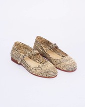 Raffia Loafers shoes Slip-on Flats women Raffia Moccasins ballet Raffia ... - £63.94 GBP