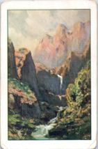 Colorado Canyon depicted in painting by Walter W Burridge Colorado Postcard - $14.80
