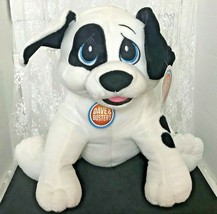 Dave &amp; Buster&#39;s Plush Dalmatian Dog 14&quot; Tall Sitting Embroidered Eyes Appliqued  - £22.06 GBP