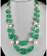 ESTATE AAA+ NATURAL COLOMBIAN EMERALD BEADS 2 L 670 CTS GEMSTONE LADIES ... - €40.436,06 EUR