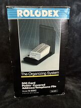 NEW Rolodex 500 Card Petite Covered File Organizing System S-500C NIB VTG - $29.95
