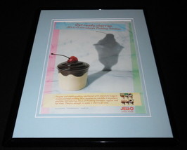 1999 Jell-O Pudding Sundaes Framed 11x14 ORIGINAL Advertisement - £27.53 GBP
