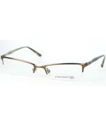 NEW JONES NEW YORK MEN&#39;S J308 BROWN EYEGLASSES GLASSES METAL FRAME 52-17... - €22,27 EUR