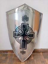 Medieval 24&#39;&#39; heather shield Battle Ready Armor metal Shield Reenactment... - $87.21