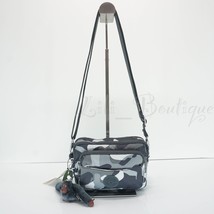 NWT Kipling AC7505 MERRYL 2-In-1 Convertible Crossbody Waist Bag Cool Camo Grey - £39.50 GBP