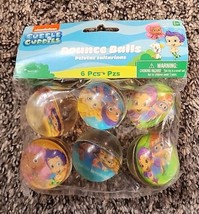 Bubble Guppies Party Favors Bounce Balls 6 Pieces In Pack Nickelodeon - £3.88 GBP