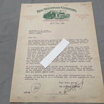 The Stedman Company Letter Beaumont Tx 1935 signed Ed Stedman Jr Texas - $84.27