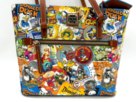 Disney Dooney &amp; and Bourke Donald Duck 90th Anniversary Shopper Tote Bag... - £238.06 GBP