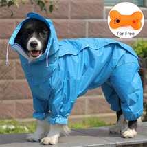 Large Pet Dog Raincoat-Waterproof Rain Clothes Jumpsuit For Big Medium Small Dog - £23.71 GBP