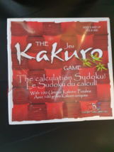 THE Jeu Kakuro Game The Calculation Sudoku 100 Unique Puzzles New/Sealed - £9.54 GBP