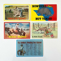 Mixed Lot x5 Texas Novelty Postcards New Old Stock Giant Rabbit Only in Texas - £15.52 GBP