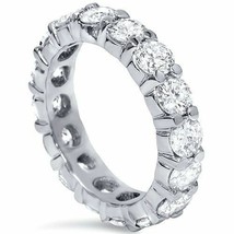 4ct Diamond Eternity Ring 14K White Gold - £2,393.62 GBP