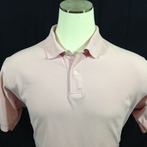 IZOD Mens Polo Shirt Size Large Short Sleeve Light Pink - £9.78 GBP