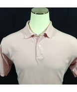 IZOD Mens Polo Shirt Size Large Short Sleeve Light Pink - £9.39 GBP