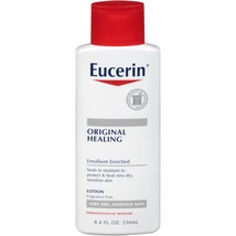 Eucerin Original Healing Lotion Very Dry Sensitive Skin Fragrance Free 8... - $12.18