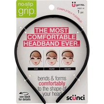 Scunci The Most Comfortable Headband Ever 1 Pack Black  #20021 - £8.56 GBP