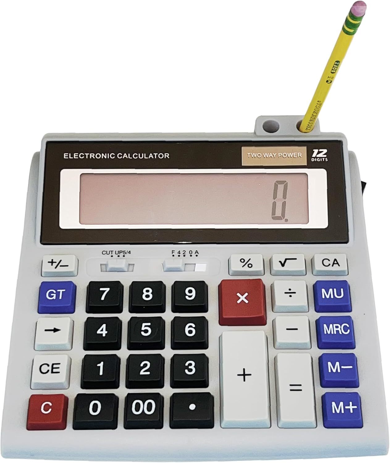 Big Buttons, A 5-Inch Lcd Display, Dual Power, Solar Power, And A Built-... - $40.96