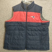 New England Patriots NFL Women’s 2XL Reversible Vest Body Warmer Game Day - £19.46 GBP