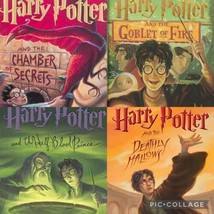 Harry Potter Series Mixed Lot #2, #4 #6-#7 Hardback Novels *4* by J. K. Rowling  - £19.54 GBP