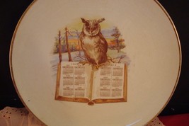 Francaise Calendar Plate 1912, good condition, 11&quot; - $42.13