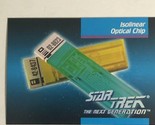 Star Trek Next Generation Trading Card 1992 #73 Isollner Optical Chip - £1.54 GBP