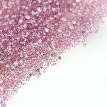 Natural Fancy Light Pink 0.002 ct to 0.08 ct Round cut Diamonds Parcel Melles - £6,255.04 GBP