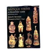 Antique Steins A Collector Guide Hardcover Book by James R Stevenson DJ ... - $315.21 MXN