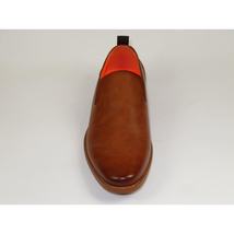 Men Tayno Dressy Casual Soft Leather Comfortable Slip on Loafer #ALPHA L Cognac image 3