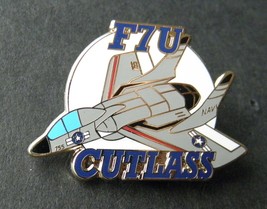 Vought Cutlass F7U Us Navy Jet Fighter Aircraft Lapel Pin Badge 1.25 Inches - £4.50 GBP