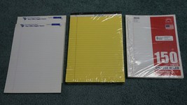 LOT Norcom 150 Sheets +DOCU WORKS 5 Notebook Paper +2 Your Office Supply Sourse - £7.19 GBP