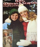 Knit Crochet 8pg leaflet 1981 Reba B King Leisure Arts - $125.65 MXN