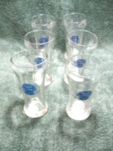 Vintage Collectible Set of 6 PABST Beer Glasses-Bar-Man/Woman Cave-Milwaukee, WI - £31.92 GBP