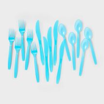 Sun Squad™ Blue Disposable Flatware Sets 24ct - €1,80 Sun Squad™ Blue Disposable Flatware Sets 24ct - €1,80 EUR