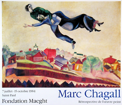 Marc Chagall Au Dessus De La Ville, 2012 - £59.35 GBP