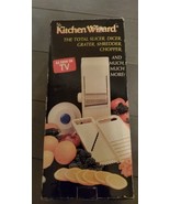 Vintage Kitchen Wizard As Seen On TV Mandolin Type Kitchen Helper - $265.72 MXN