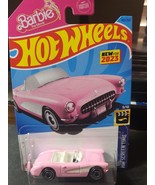 2023 Hot Wheels HW SCREEN TIME 9/10 1956 Corvette 183/250 (Barbie Pink) GM - $7.97