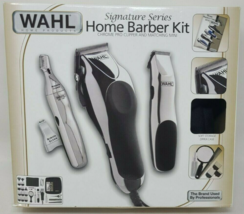 Wahl 30 Piece Hair Cut Barber Kit Trimmer Clipper Signature Series Hairc... - £53.59 GBP